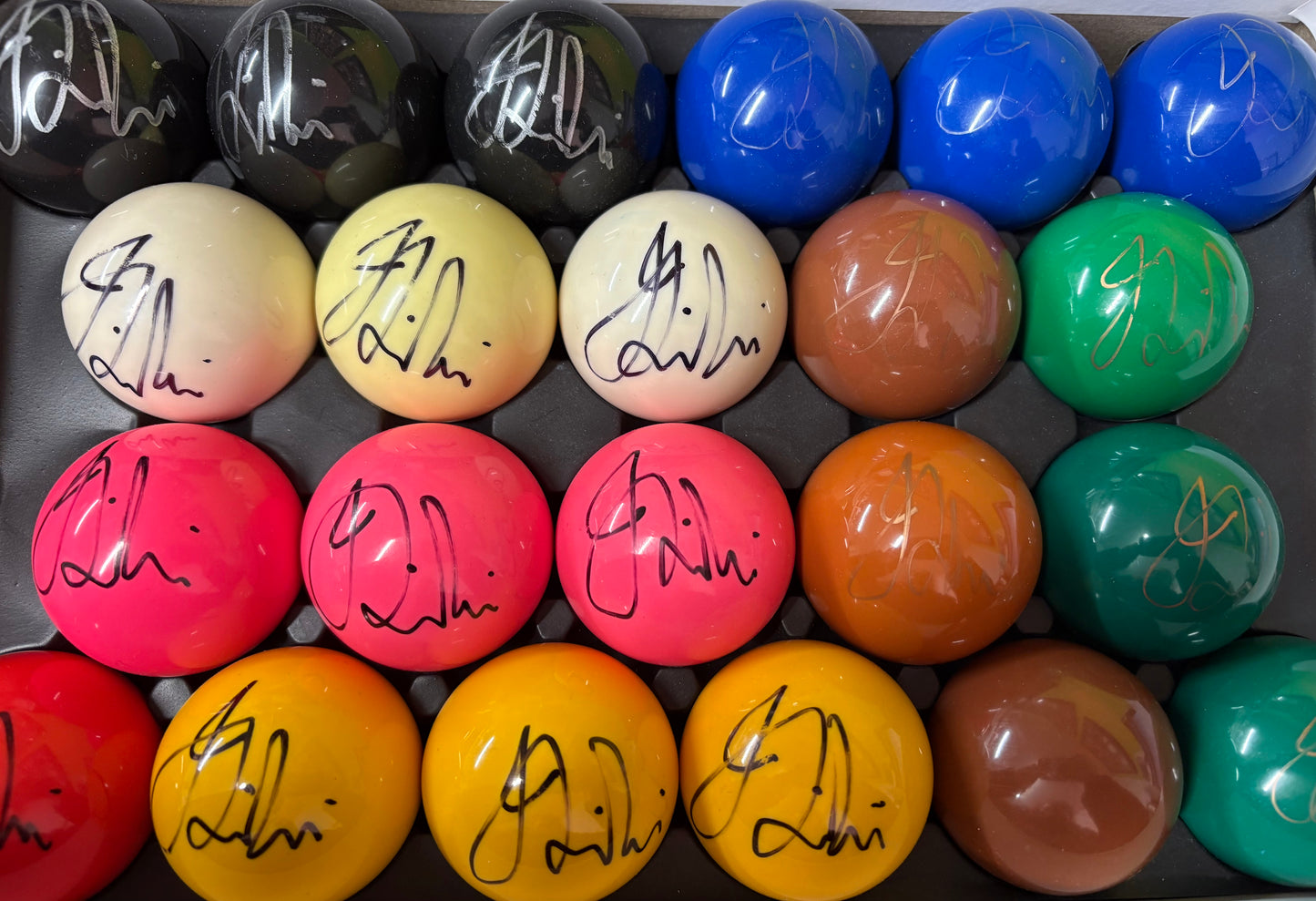 Jack Lisowski Signed YELLOW Snooker Ball ( Private Signing) + Dealer COA