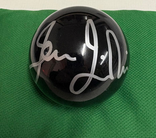 Jack Lisowski Signed BLACK Snooker Ball (Private Signing) + Dealer COA
