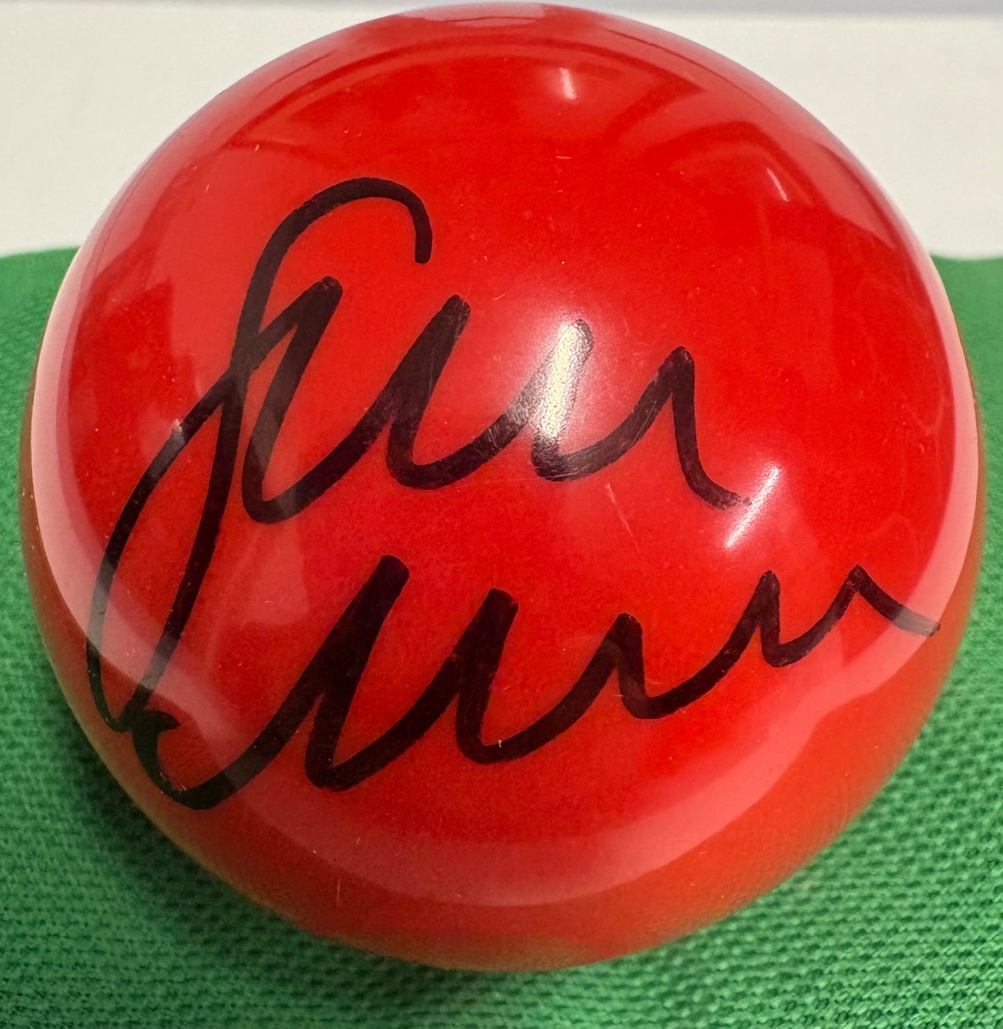 RARE Set 21 Crucible World Champions Signed Autograph Snooker Balls + Dealer COA