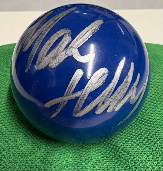 Mark Selby Signed 3/4 Size BLUE Snooker Ball + Dealer COA