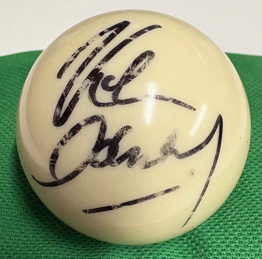 Ken Doherty Signed 3/4 Size WHITE Snooker Ball + Dealer COA