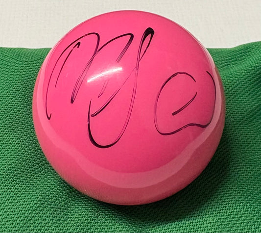 Matthew Selt Signed PINK Snooker Ball + Dealer COA