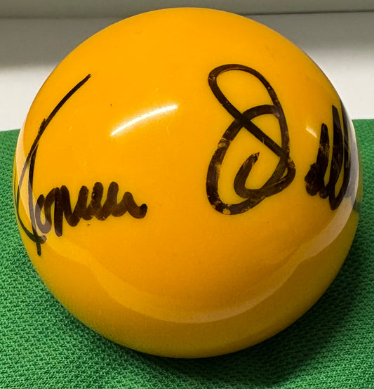 Ronnie O'Sullivan Signed YELLOW Snooker Ball + Dealer COA
