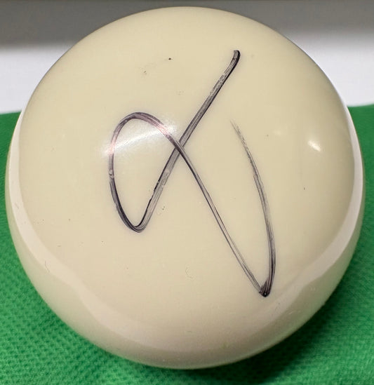 Julien Leclercq Signed WHITE Snooker Ball + Dealer COA