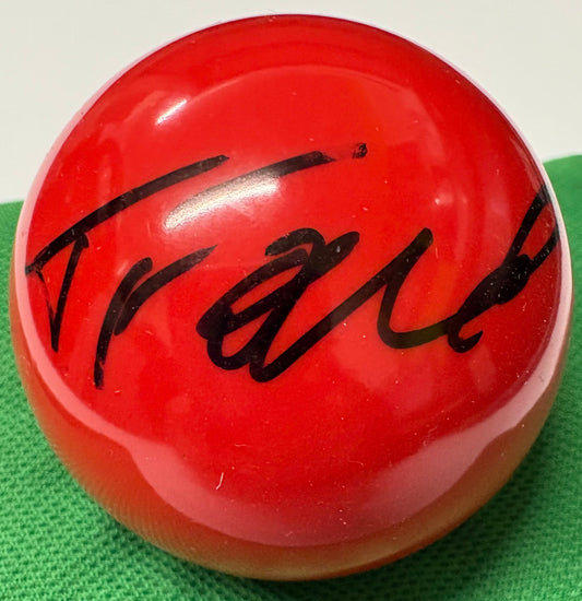 Tom Ford Signed RED Snooker Ball + Dealer COA