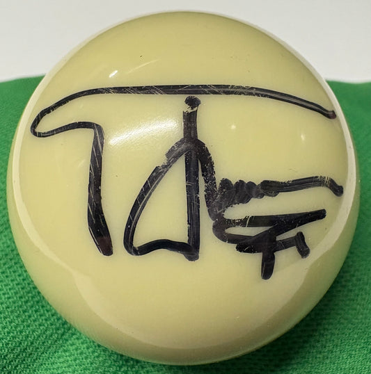 Thepchaiya Un-Nooh Signed WHITE Snooker Ball + Dealer COA