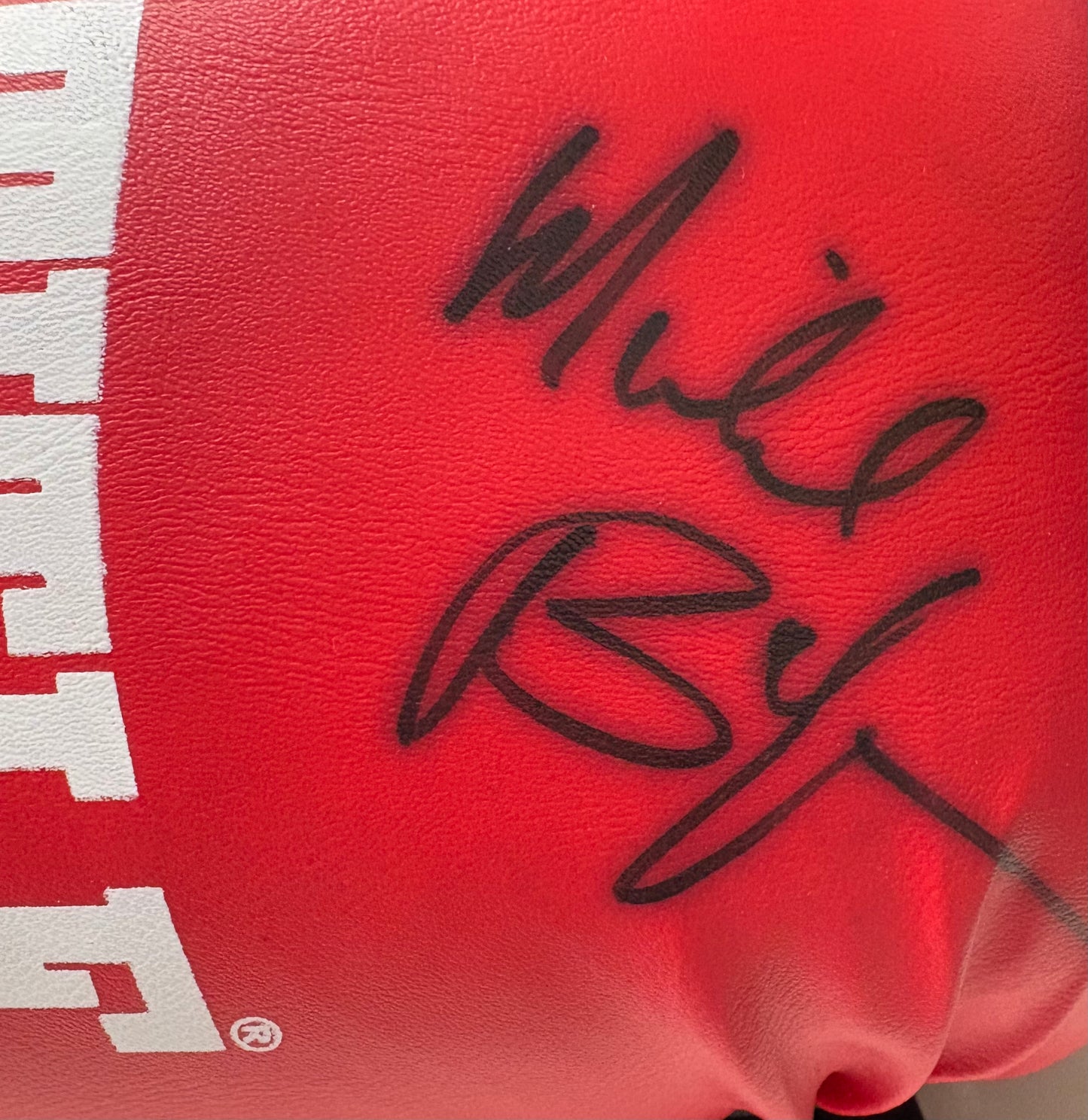 Michael Buffer - Master of Ceremonies (MC) ' Let's Get Ready to Rumble' Signed Title Boxing Glove with COA