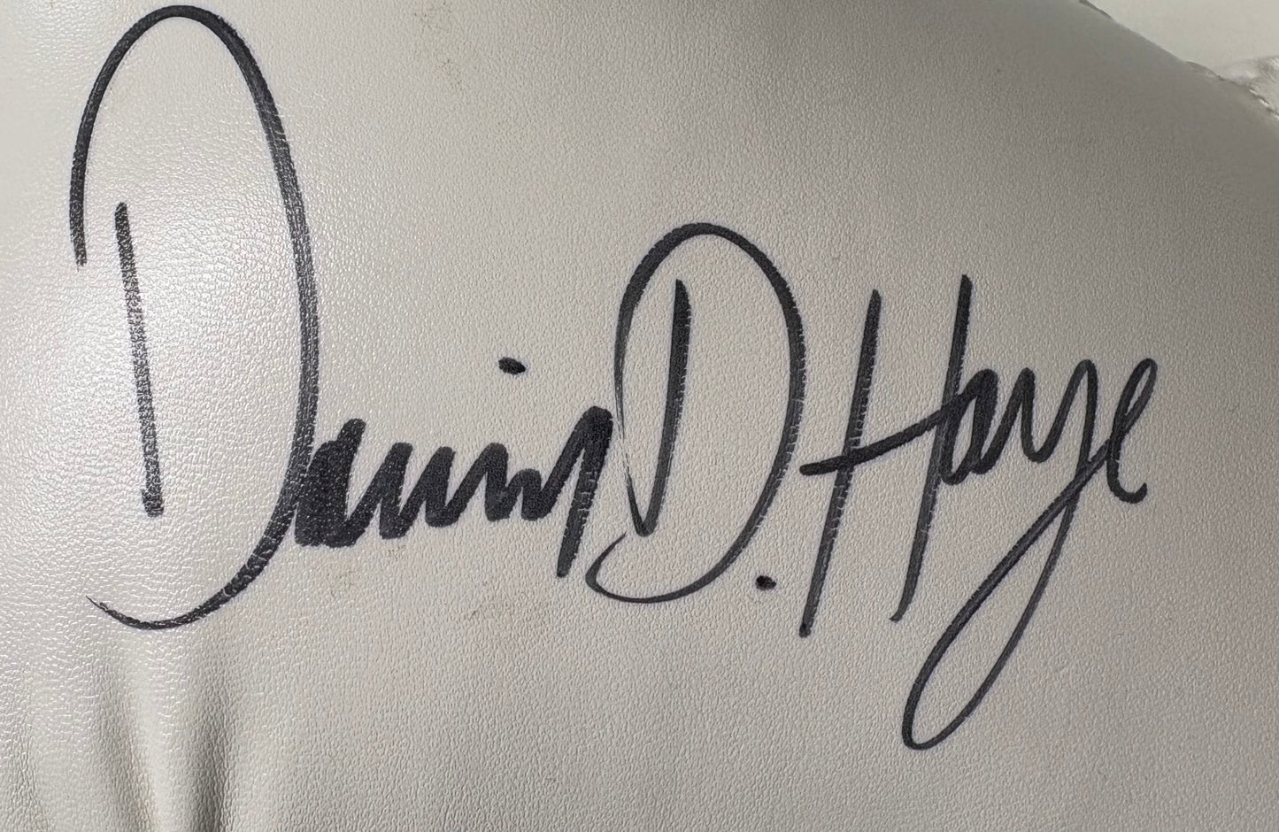 David Haye 'The Haymaker' Signed White Boxing Glove with COA