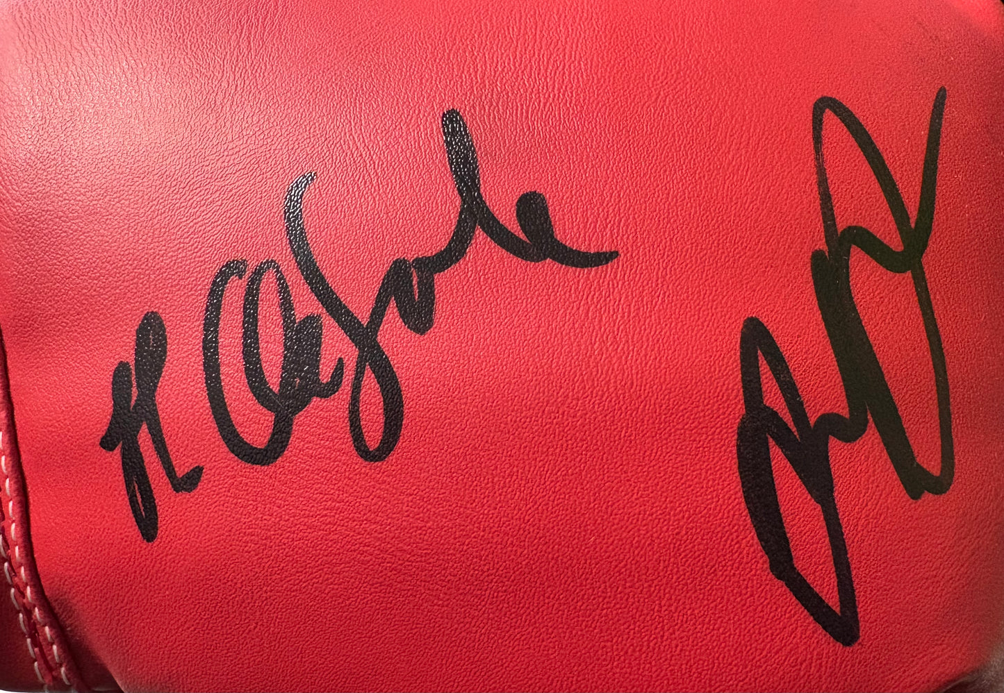 James DeGale 'Chunky' & David Price Signed Lonsdale Boxing Glove with COA