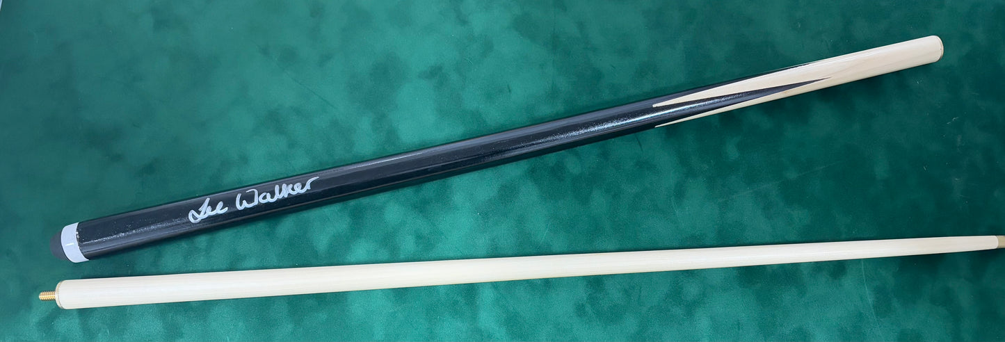 Lee Walker Signed Classic Black Snooker Cue with COA