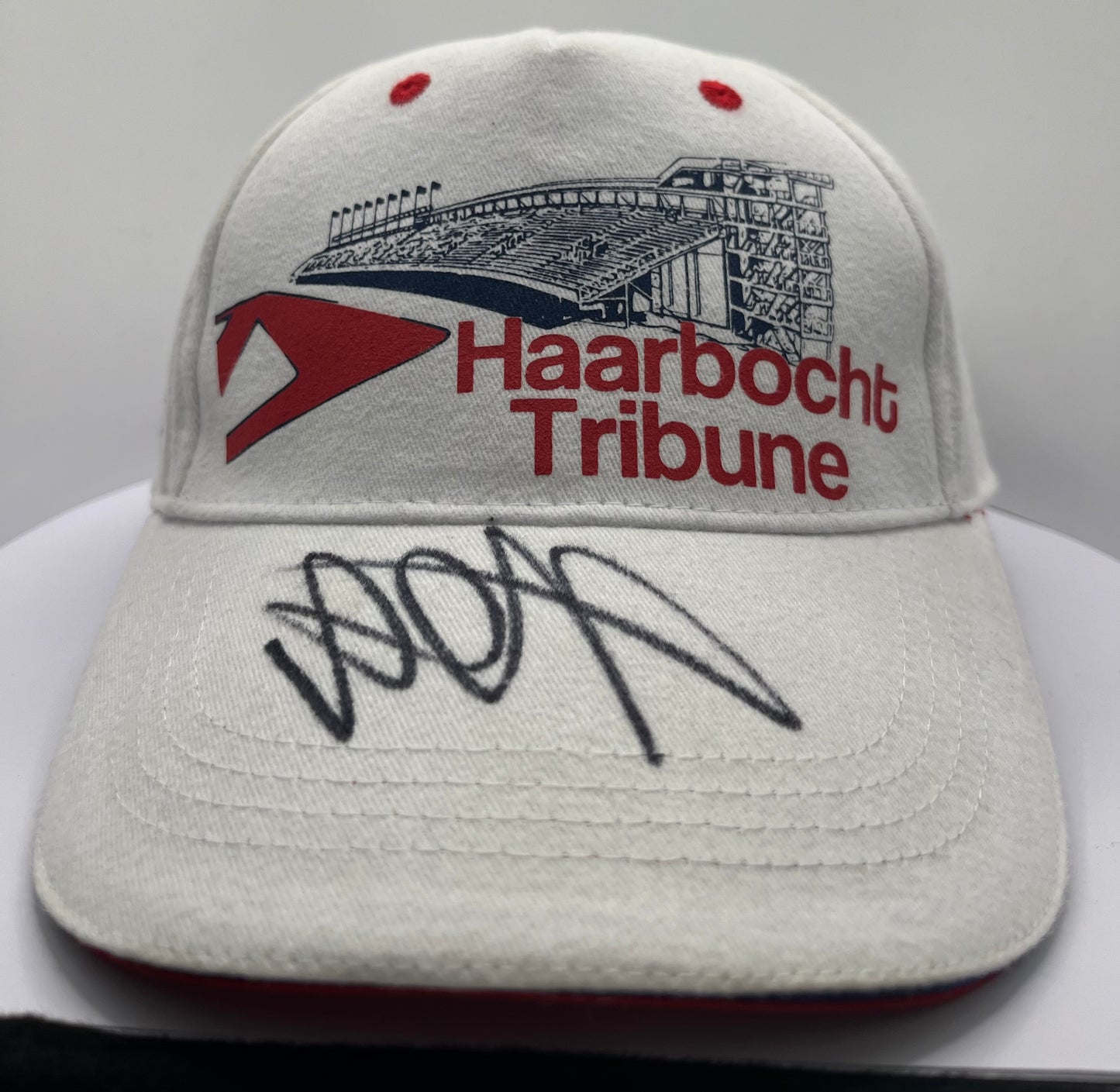 Valentino Rossi Signed Assen Racing Circuit White & Red MotoGP Cap with COA