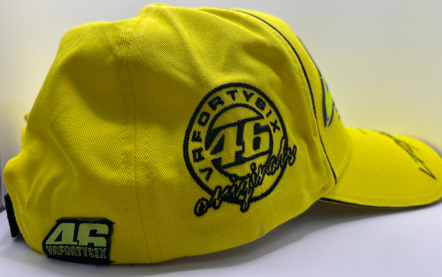 Valentino Rossi Signed Yellow VRFortySix MotoGP Cap with COA