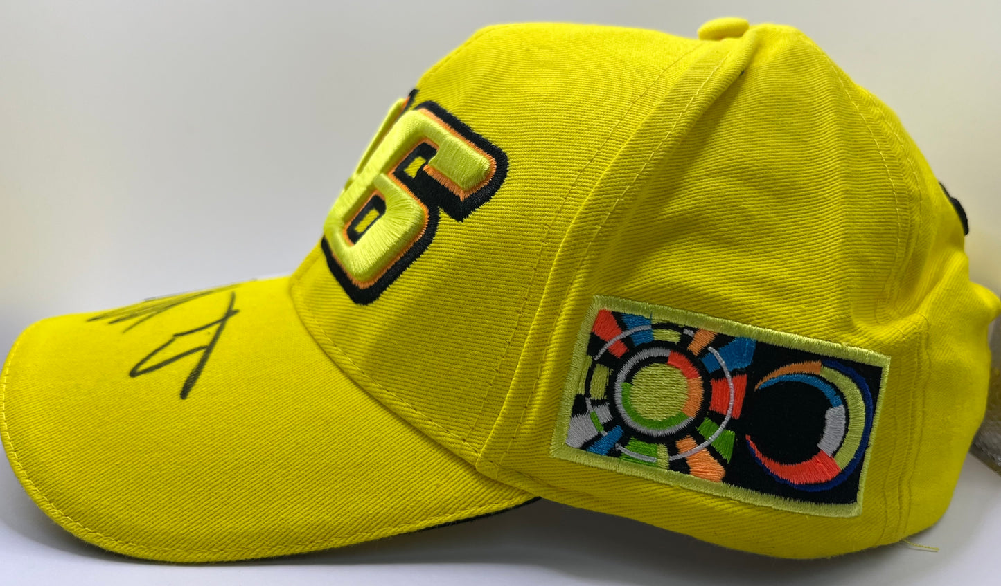 Valentino Rossi Signed Yellow 46 MotoGP Cap with COA