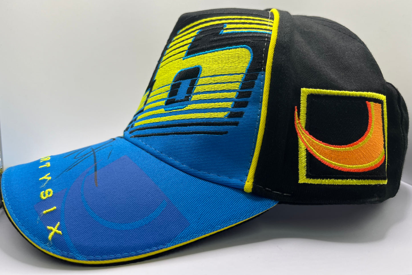 Valentino Rossi Signed VR FortySix Blue & Black MotoGP Cap with COA