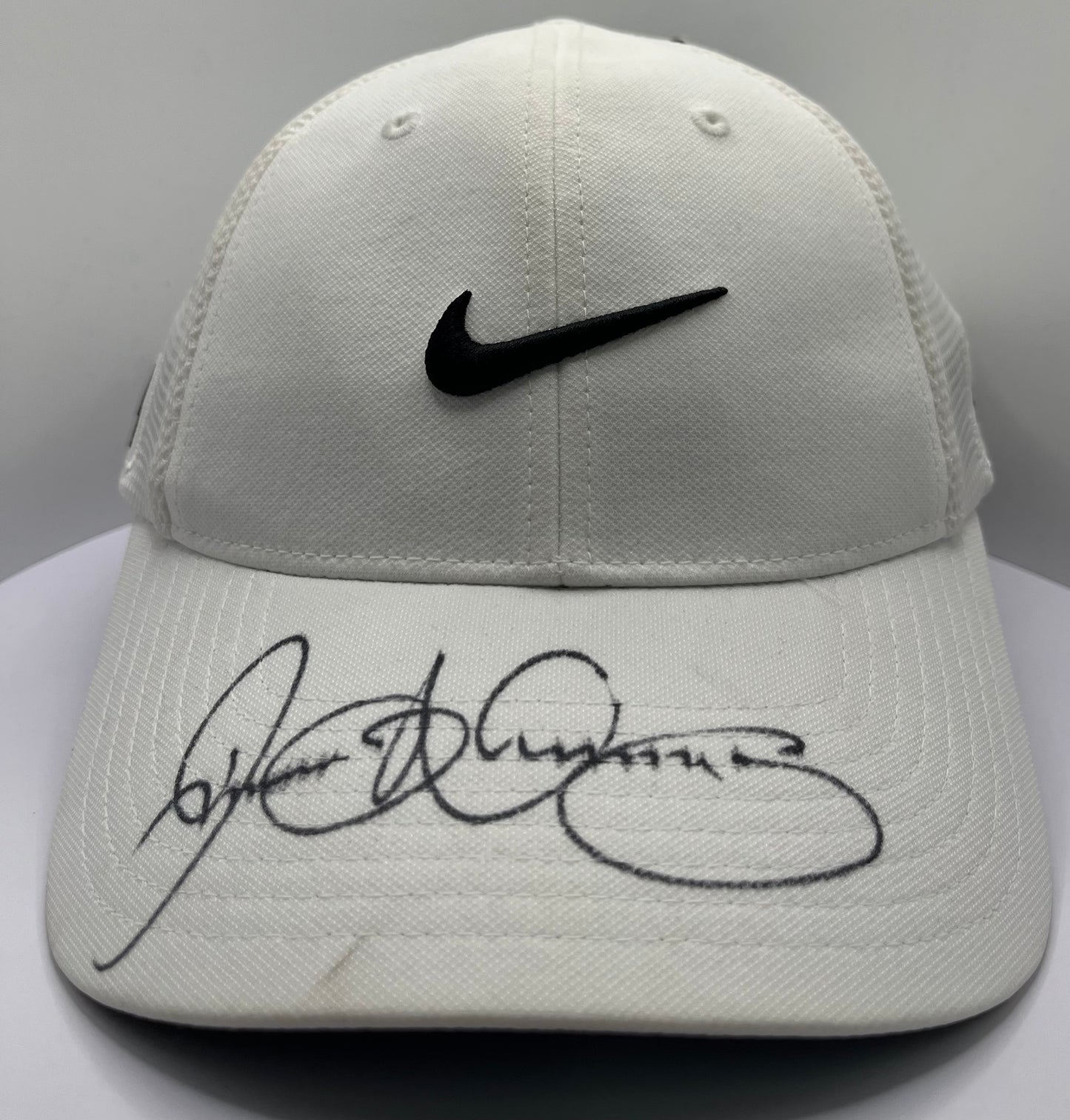 Rory McIlroy Signed White & Black Nike Golf Cap with COA
