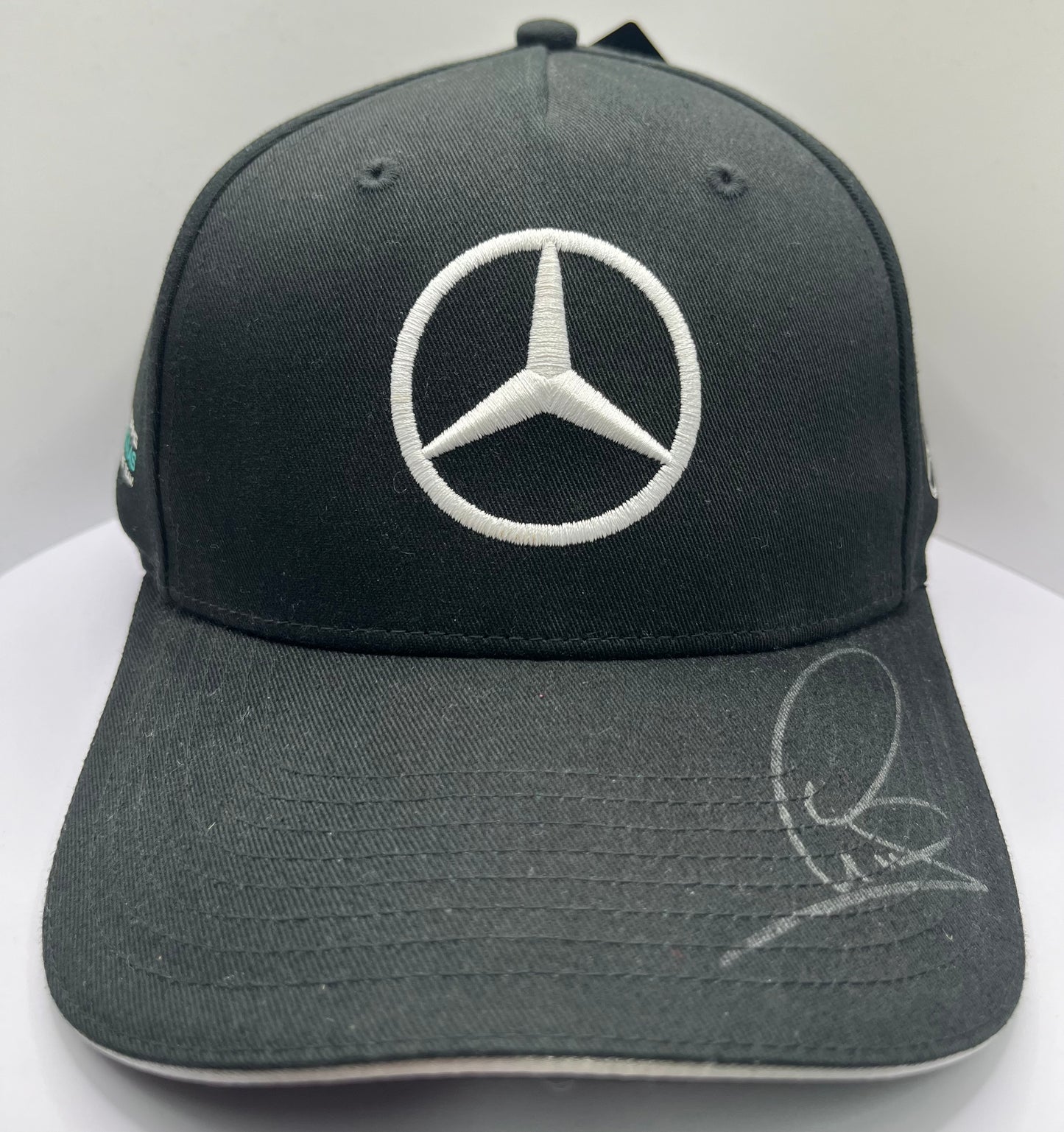 Lewis Hamilton Signed Mercedes AMG Petronas Black F1 Cap with COA