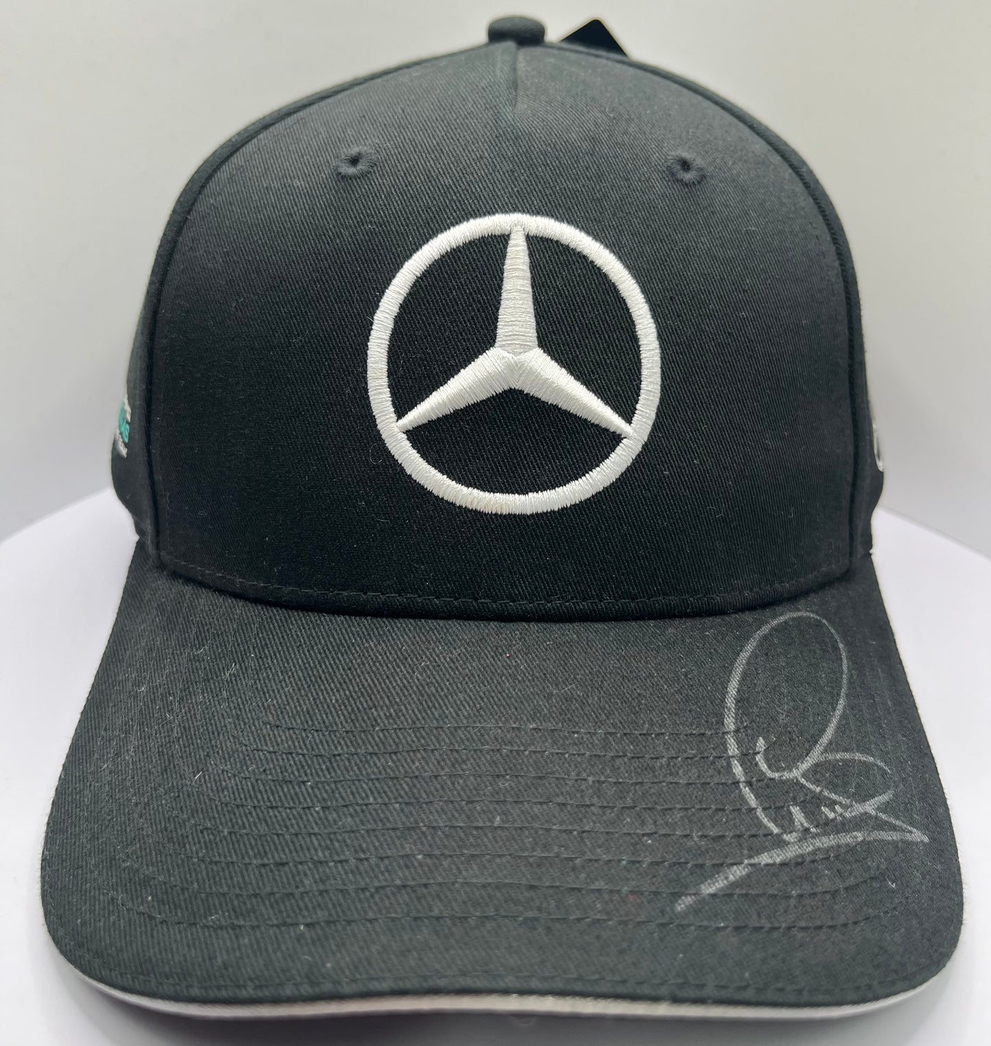Lewis Hamilton Signed Mercedes AMG Petronas Black F1 Cap with COA