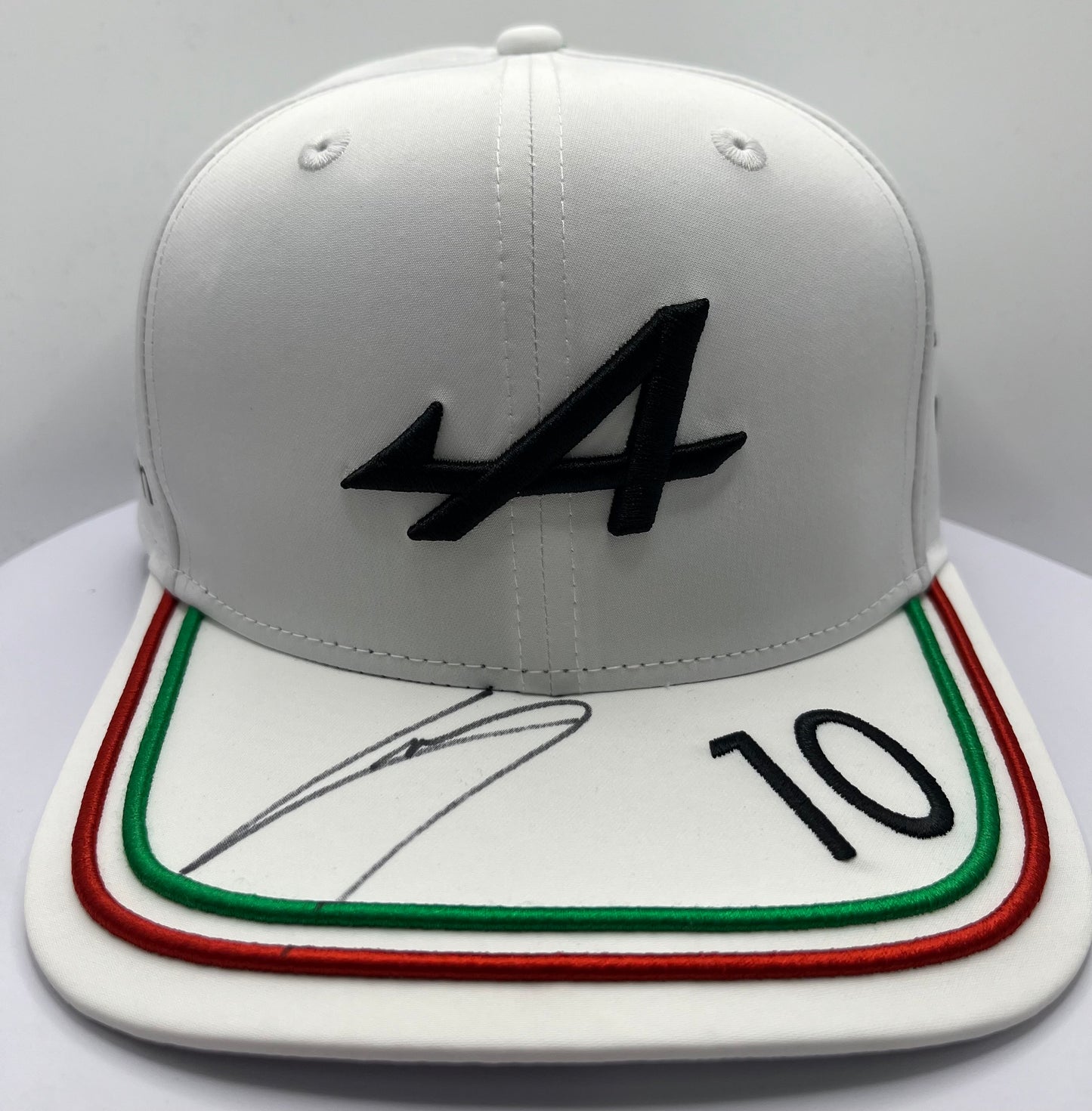 Pierre Gasly - Formula One Alpine Driver Signed White F1 Cap with COA