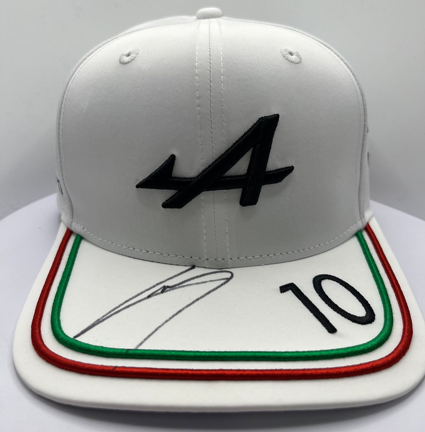 Pierre Gasly - Formula One Alpine Driver Signed White F1 Cap with COA