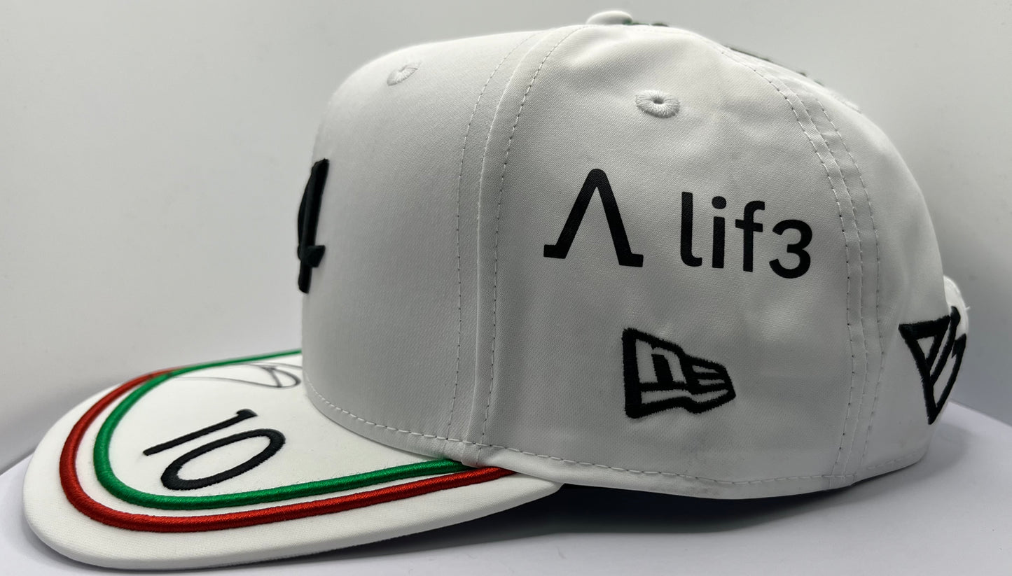 Pierre Gasly - Formula One Alpine Driver Signed White F1 Cap with COA