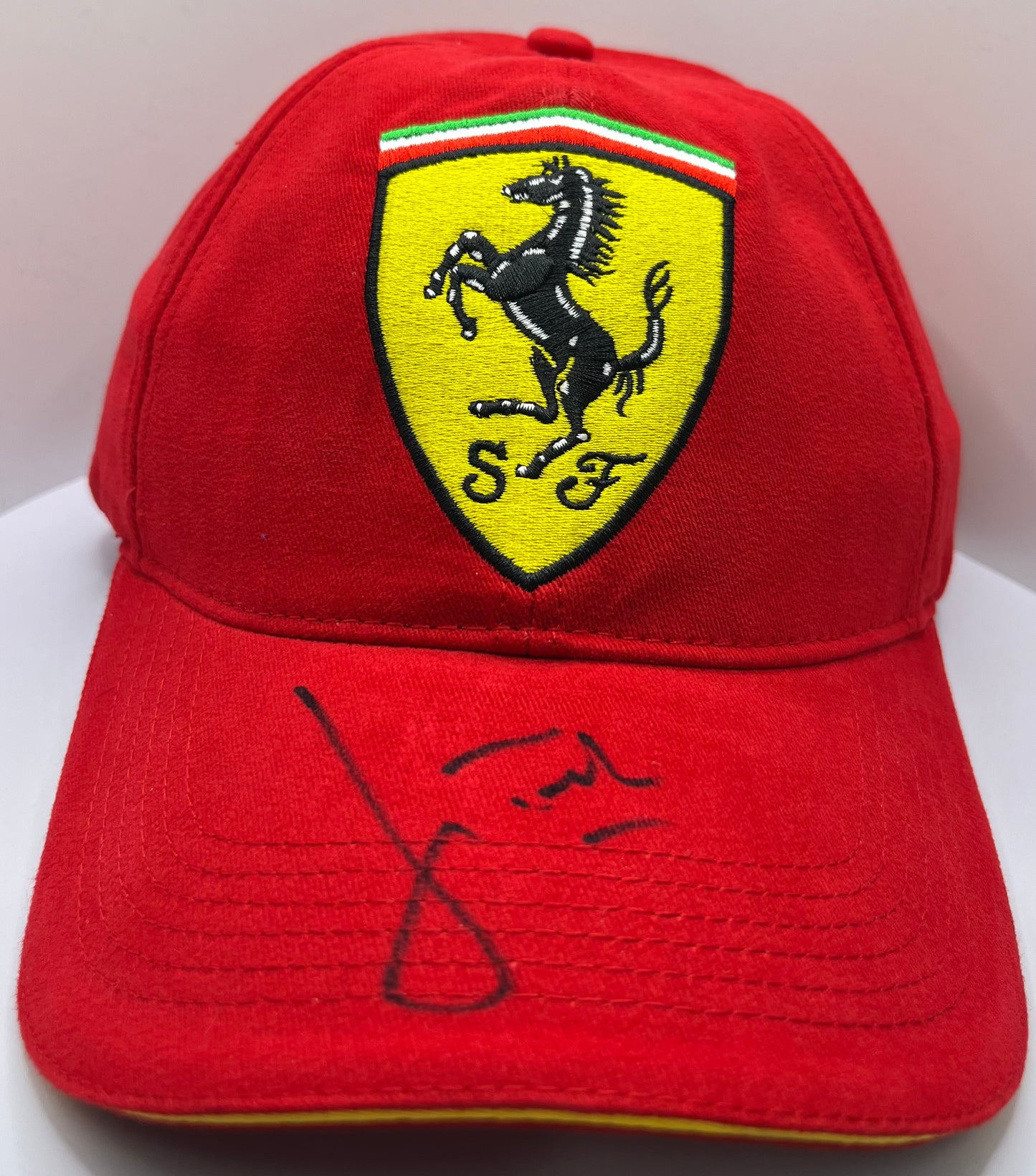 Jean Todt - Former Principle of Formula One Ferrari Scuderia Team Signed Red F1 Cap with COA