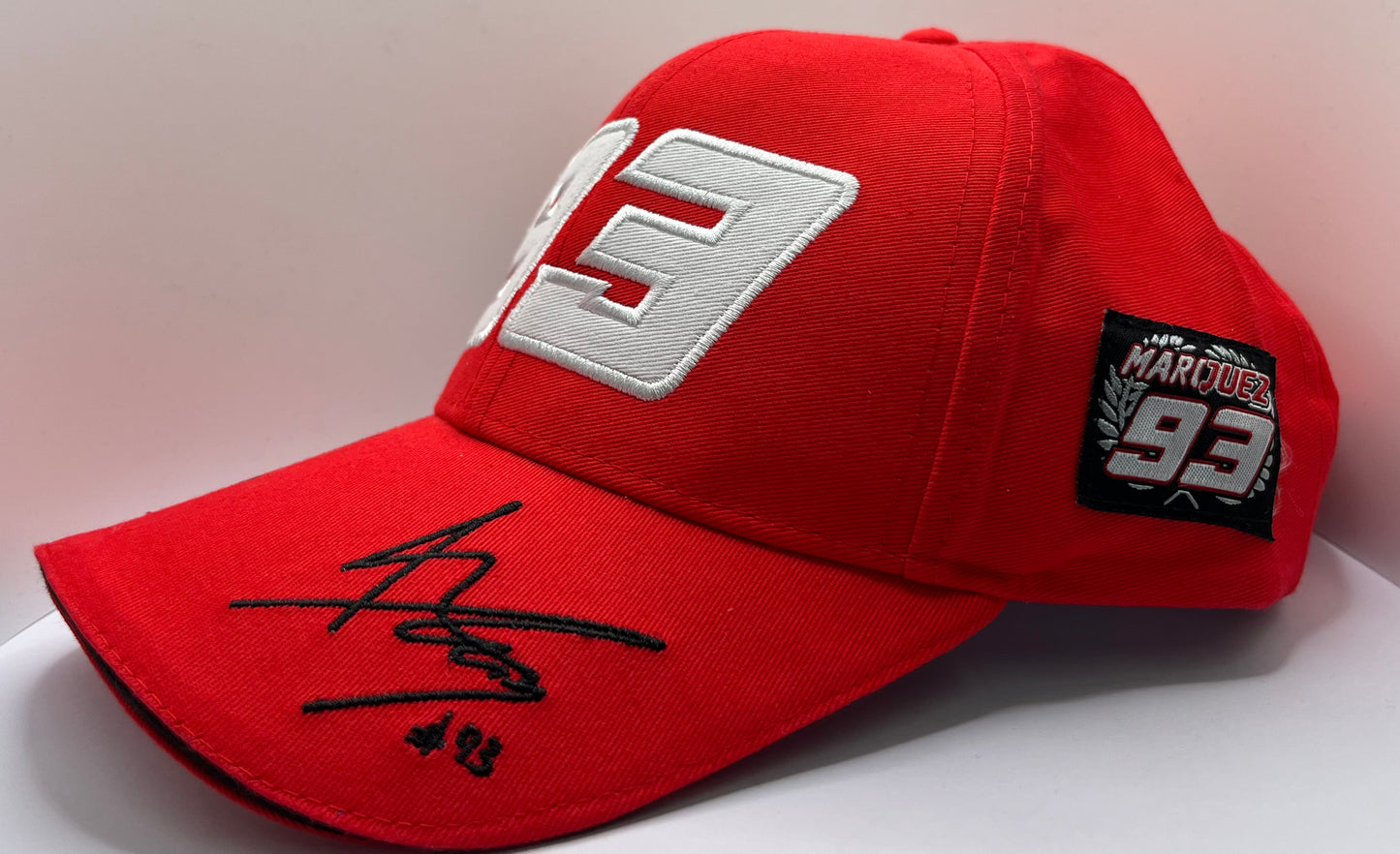 Marc Márquez Signed Red '93' MotoGP Cap with COA