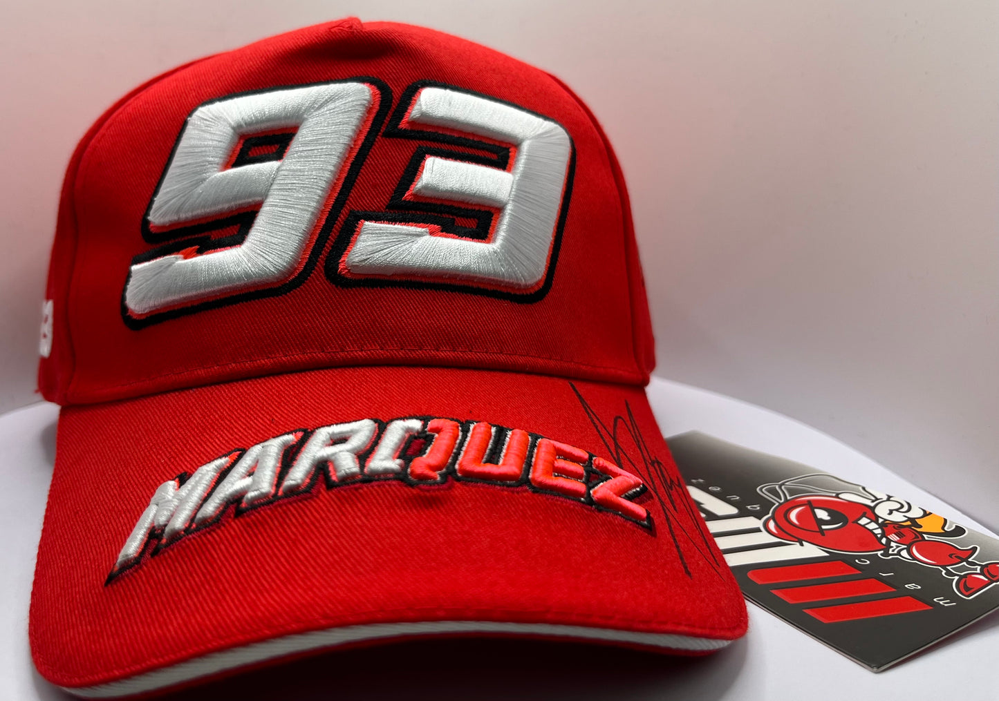 Marc Márquez Signed Red '93' MotoGP Cap with COA