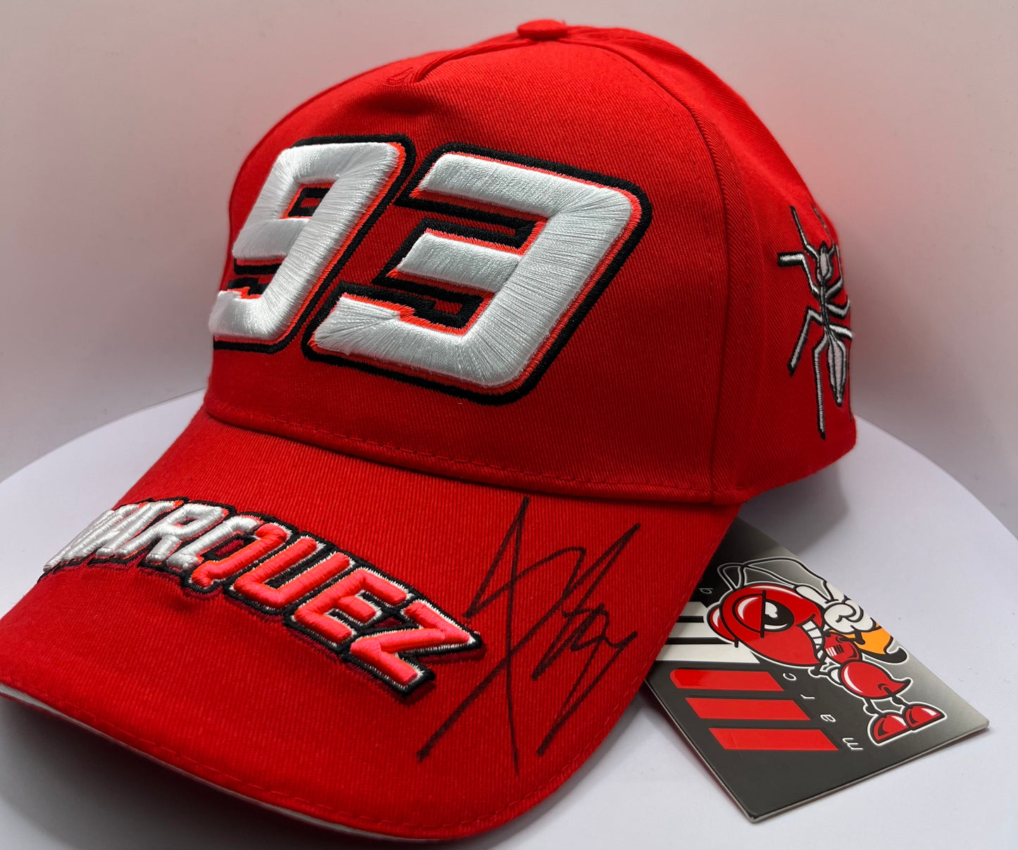 Marc Márquez Signed Red '93' MotoGP Cap with COA