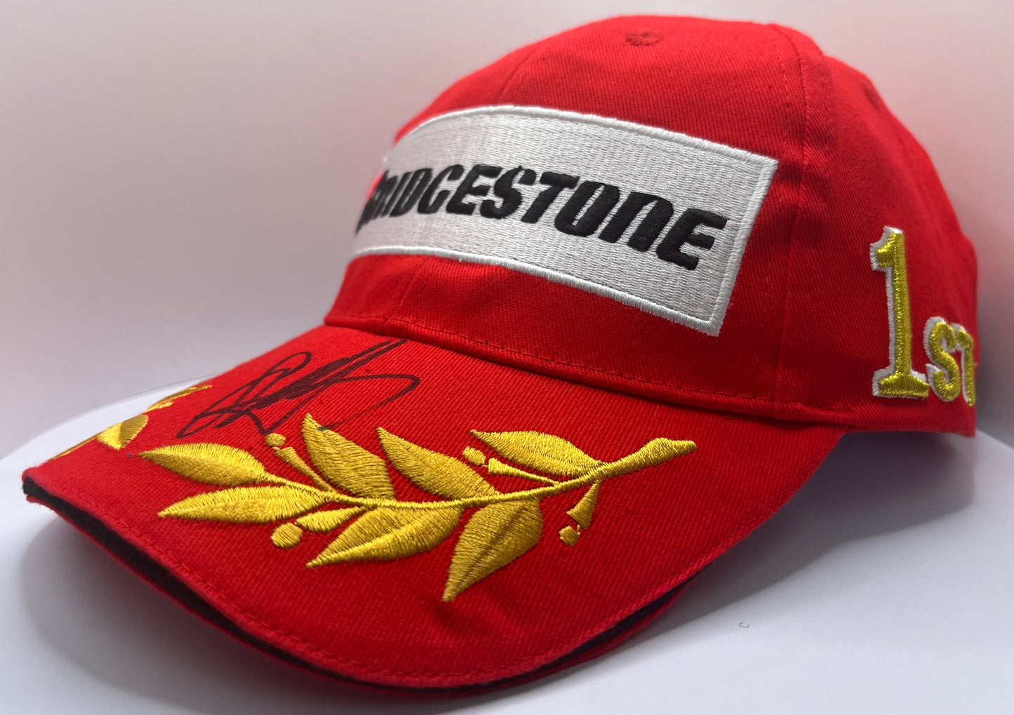 Sebastian Vettel - Formula One Racing Driver Signed Bridgestone Podium F1 Cap with COA