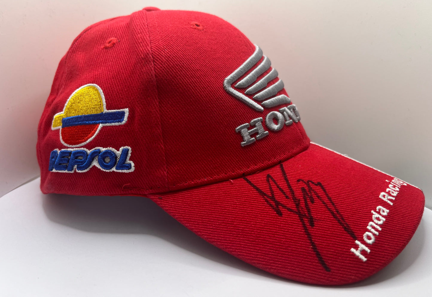 Marc Márquez Signed Red Honda Racing MotoGP Cap with COA