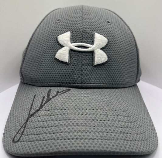 Jordan Spieth Signed Grey Under Armour Golf Cap with COA