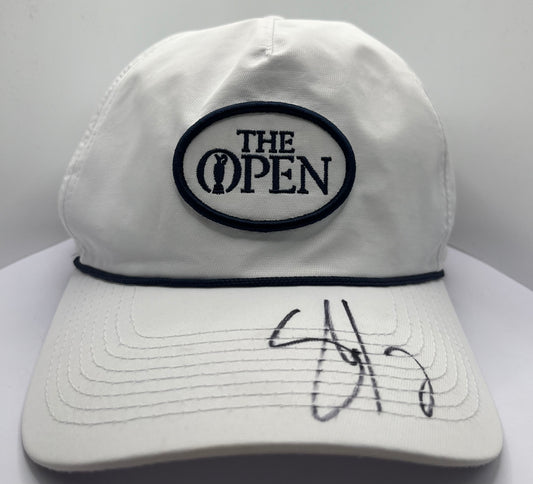 Shane Lowry Signed 148th Open at Royal Portrush White Golf Cap (1) with COA