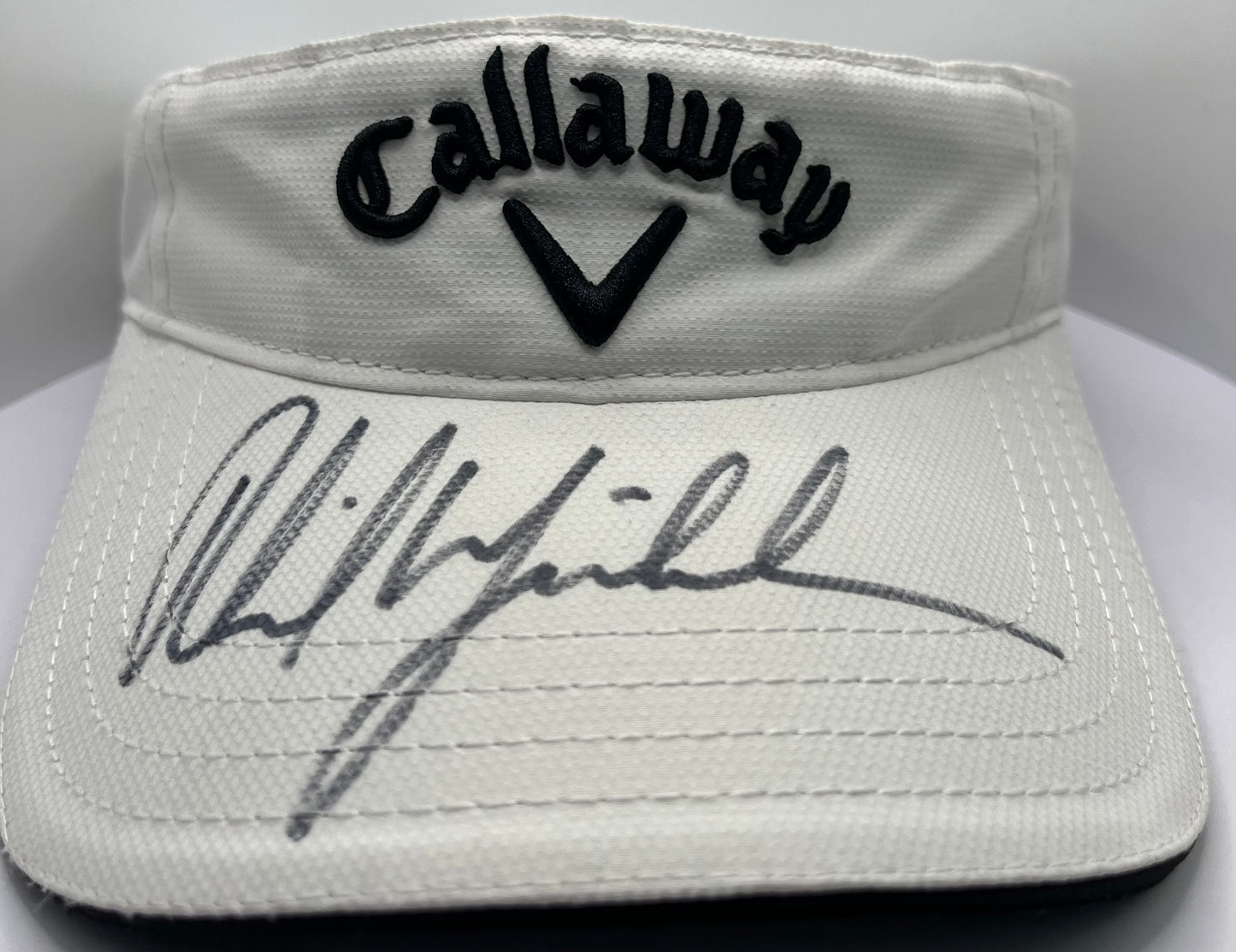 Phil Mickelson Signed Callaway Golf Visor with COA