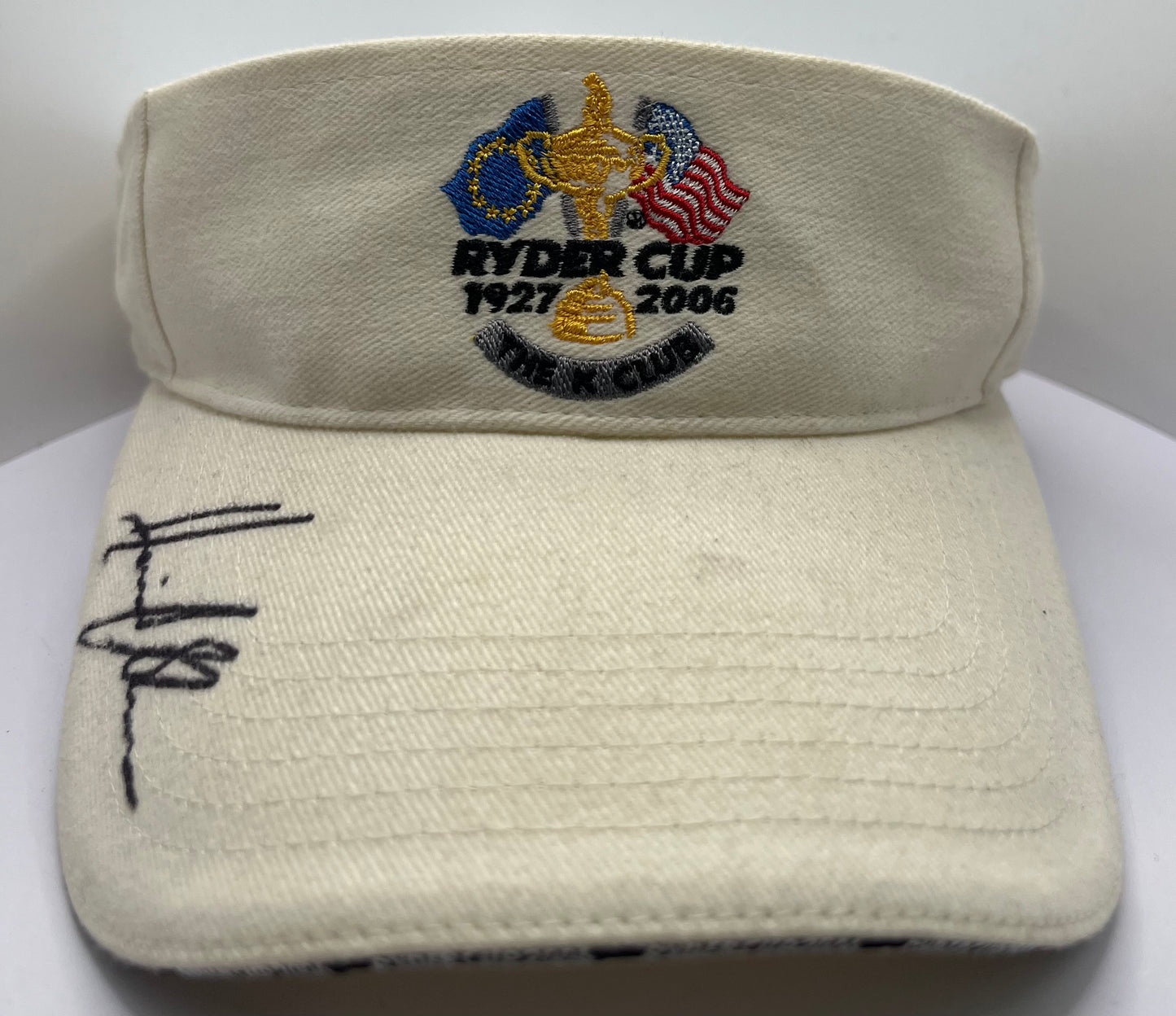Henrik Stenson Signed Ryder Cup Golf Visor with COA