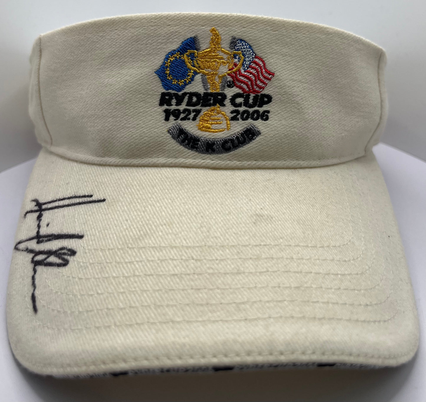 Henrik Stenson Signed Ryder Cup Golf Visor with COA
