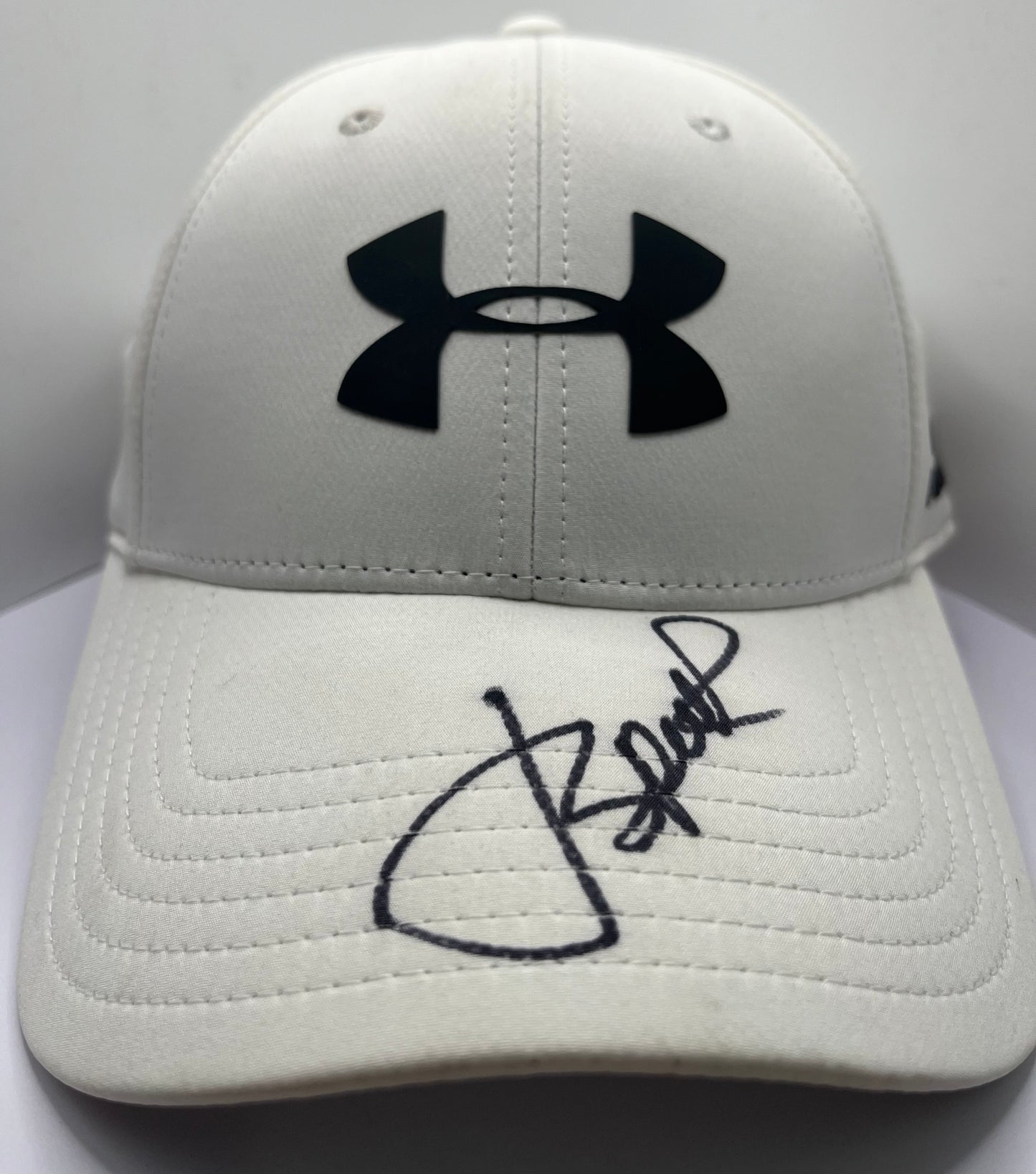 Jordan Spieth Signed White & Black Under Armour Golf Cap with COA