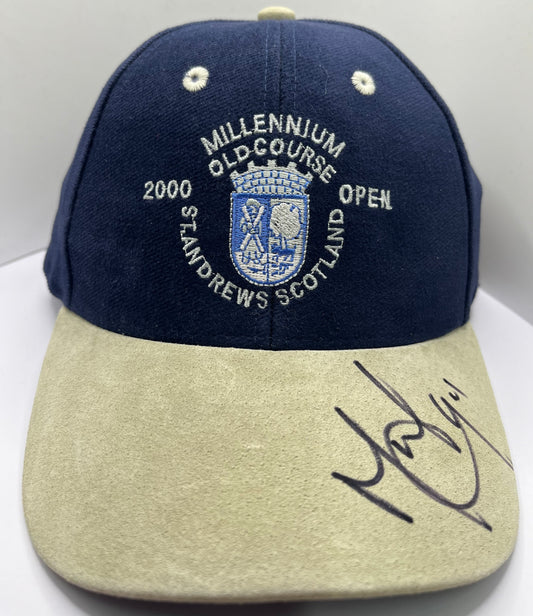 Michael Campbell Signed 2000 St Andrews Open Golf Cap with COA