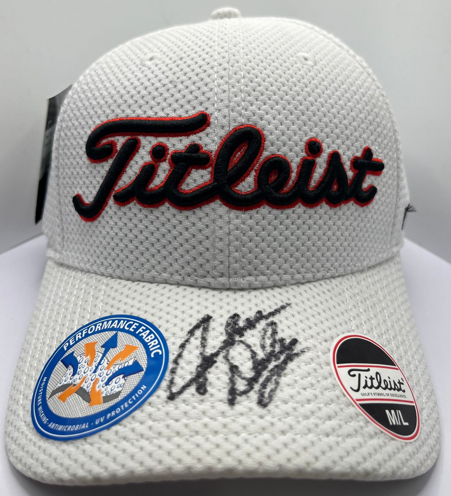 John Daly Signed White Titleist Golf Cap with COA