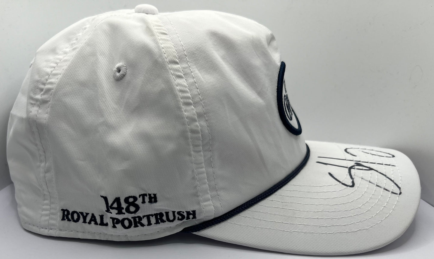 Shane Lowry Signed 148th Open at Royal Portrush White Golf Cap (3) with COA