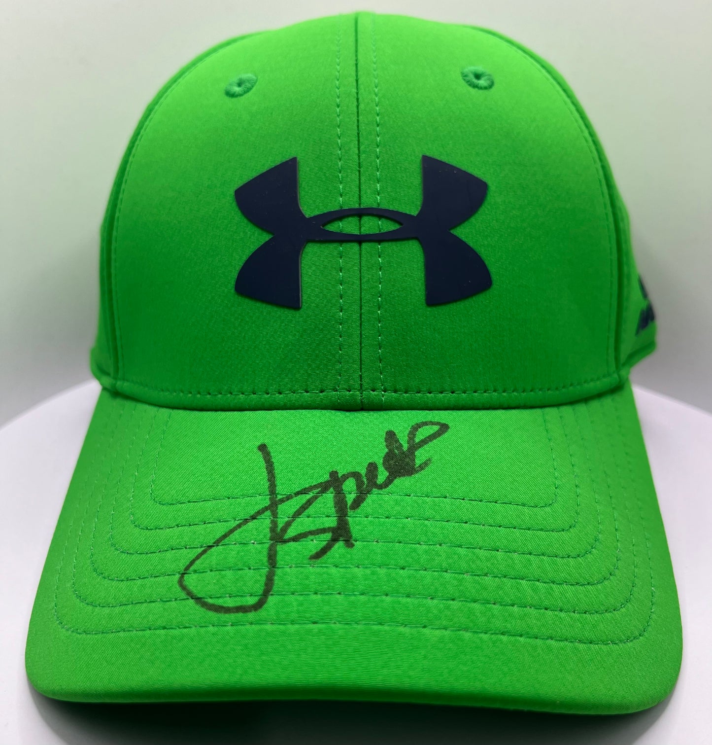 Jordan Spieth Signed Green Under Armour Golf Cap with COA