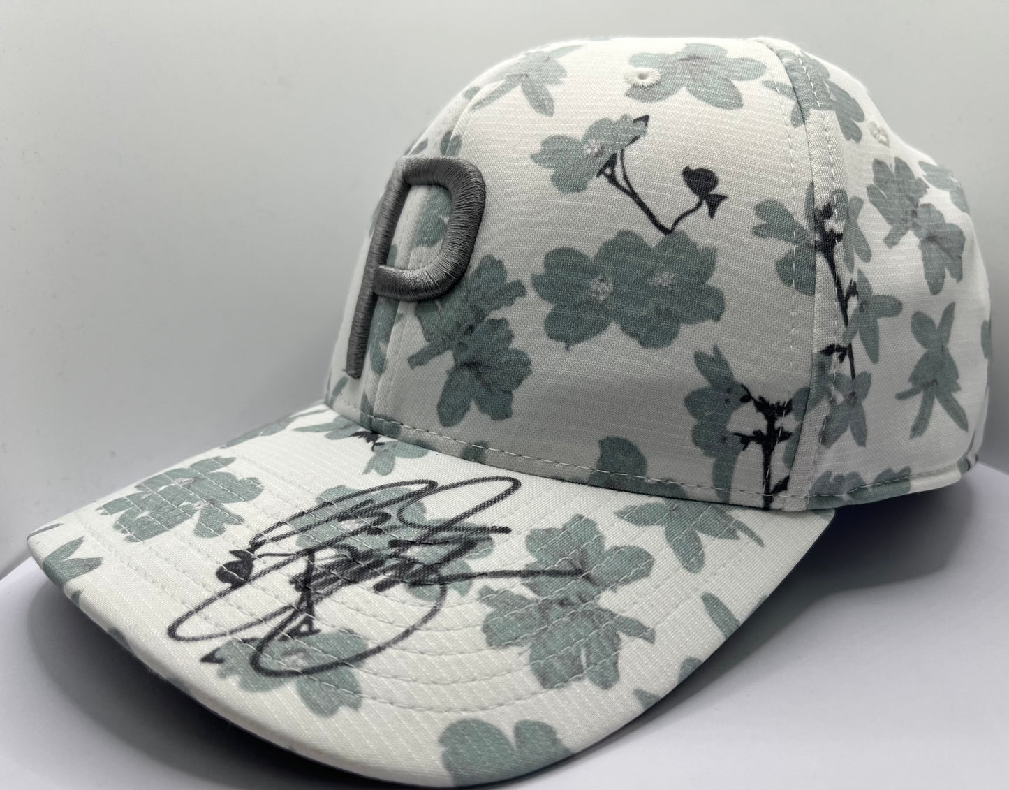 Rickie Fowler Signed Grey & White Puma Golf Cap with COA