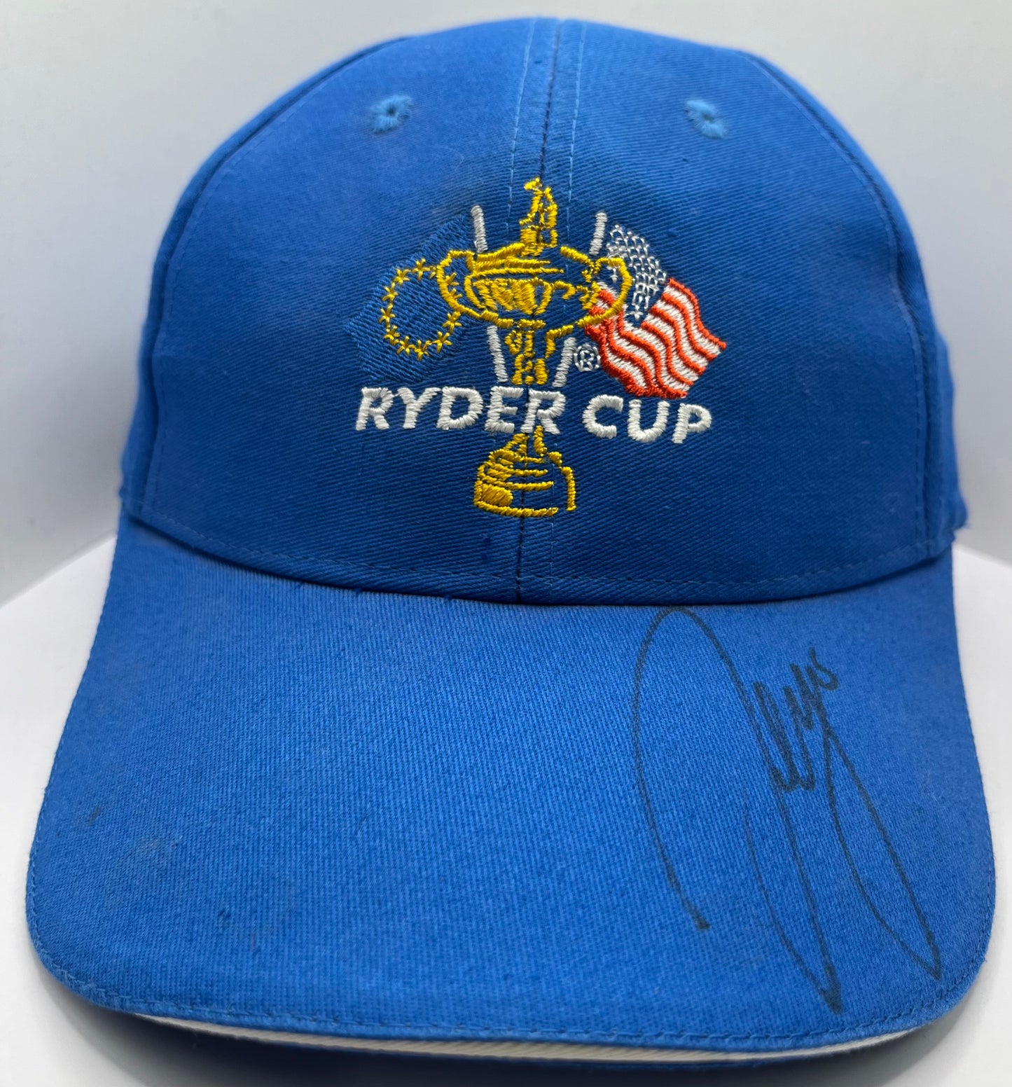 Sergio García Signed Blue Ryder Cup Golf Cap with COA