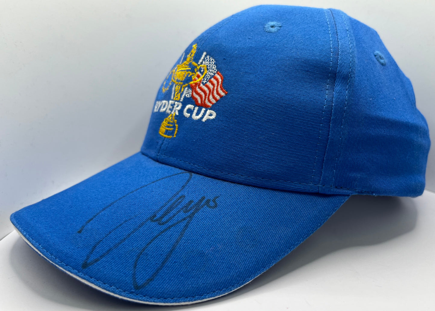 Sergio García Signed Blue Ryder Cup Golf Cap with COA