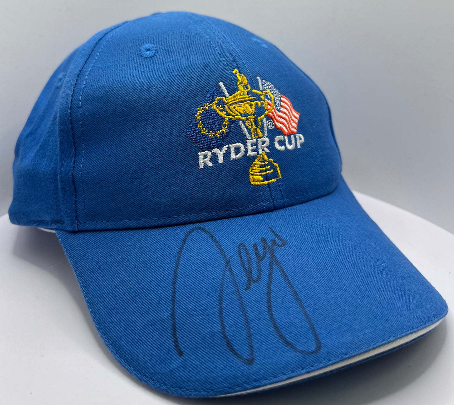 Sergio Garcia Signed Blue Ryder Cup Golf Cap with COA