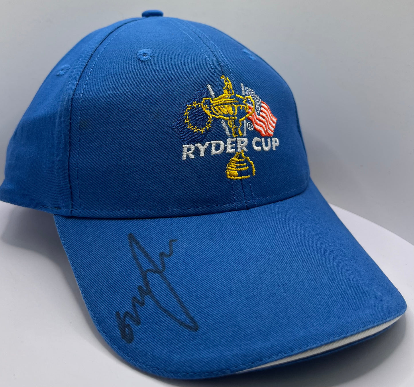Graeme McDowell 'GMAC' Signed Blue Ryder Cup Golf Cap with COA
