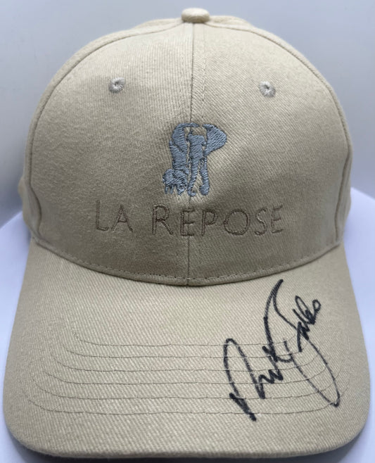Sir Nick Faldo Signed La Repose Golf Cap with COA