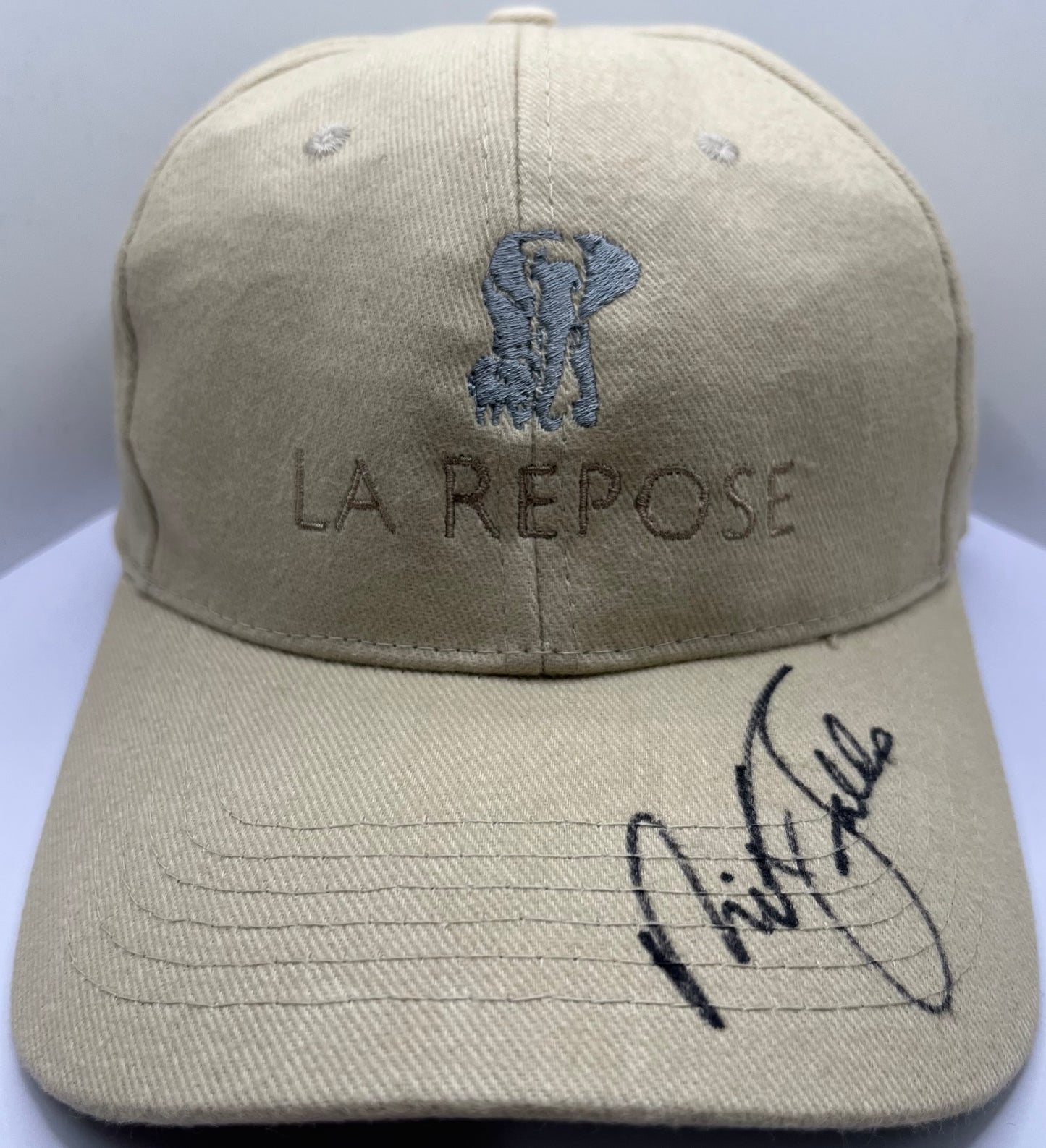 Sir Nick Faldo Signed La Repose Golf Cap with COA