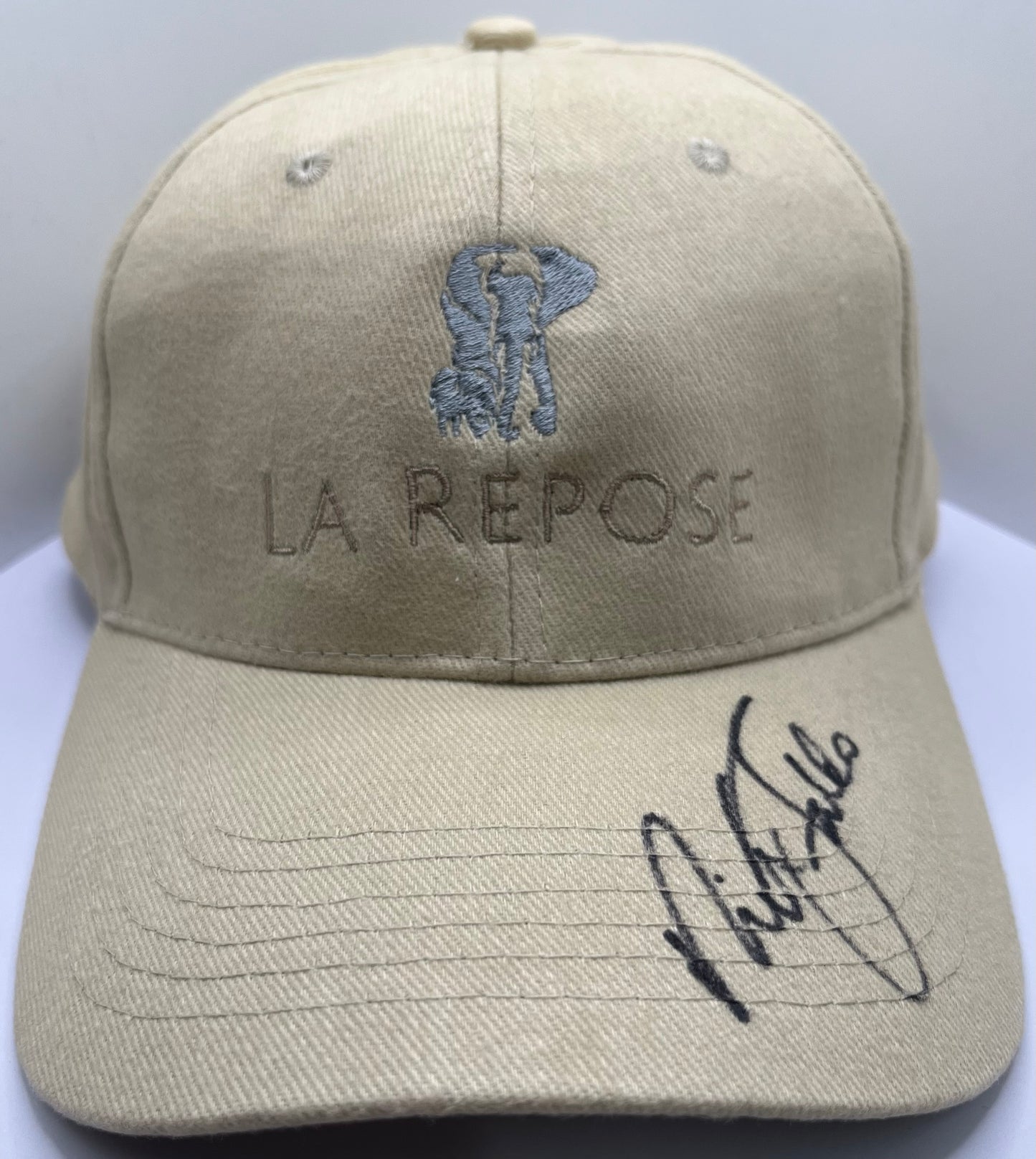 Sir Nick Faldo Signed La Repose Golf Cap with COA