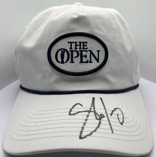 Shane Lowry Signed 148th Open at Royal Portrush White Golf Cap (2) with COA