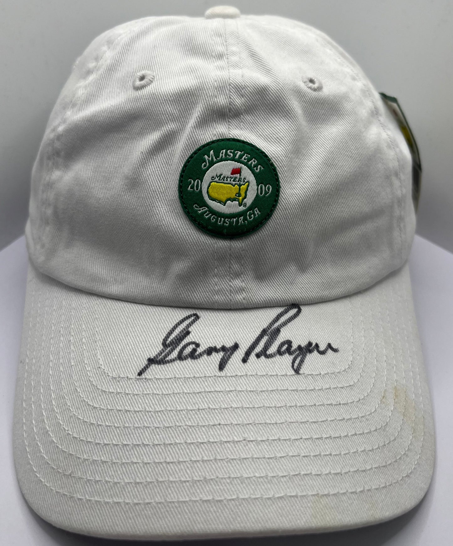 Gary Player Signed White 2009 Masters Golf Cap with COA